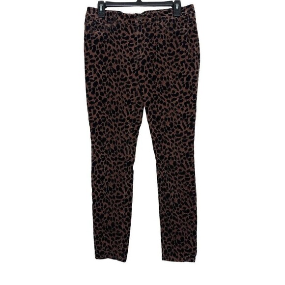 LOFT Pants - Ann Taylor Loft Pants Women Sz 8 Super Skinny Stretch Animal Cheetah Print Jean